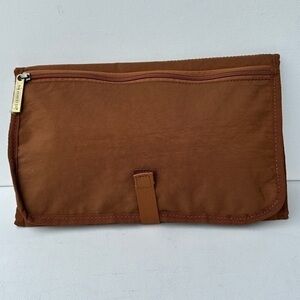 The Honest Company Vegan Leather City| with Diaper Changing Pad in brown NWOT